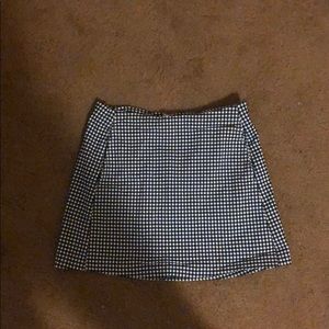 Urban outfitters gingham mini skirt